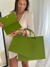 SAC GRENOBLE - VERT - M (35,5x11x28,5cm)