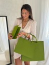SAC GRENOBLE - VERT - M (35,5x11x28,5cm)
