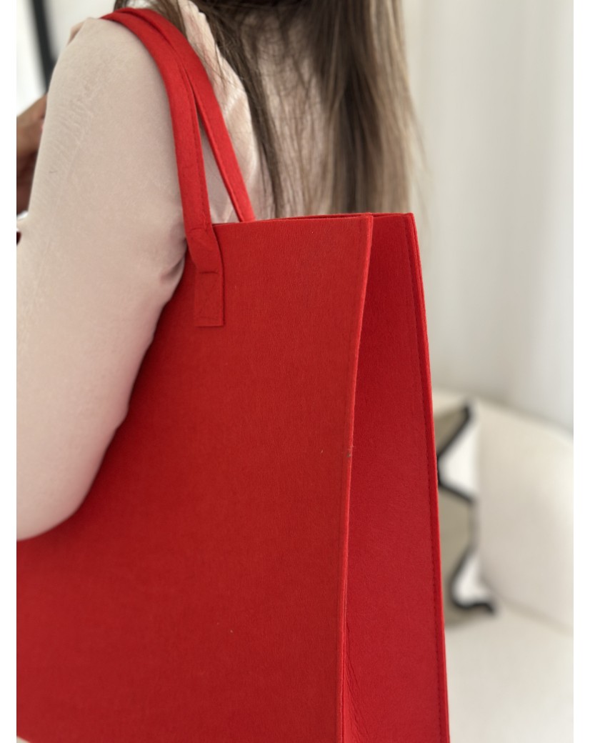 GRENOBLE TASCHEN - ROT - L (42x12x35cm)