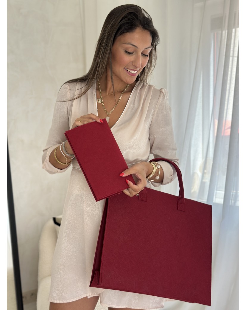 GRENOBLE TASCHEN - BORDEAUX - L (42x12x35cm)