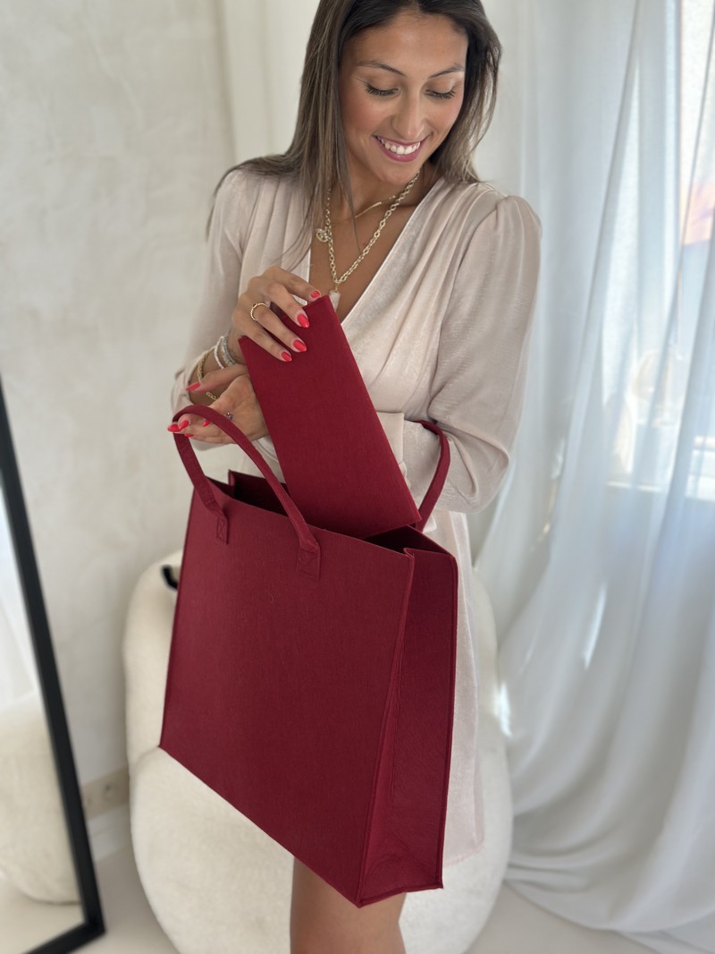 GRENOBLE TASCHEN - BORDEAUX - L (42x12x35cm)