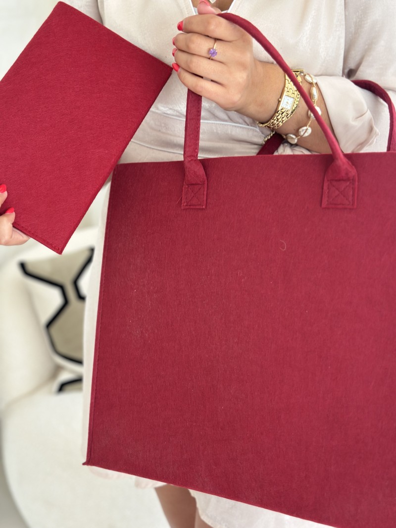 GRENOBLE TASCHEN - BORDEAUX - L (42x12x35cm)