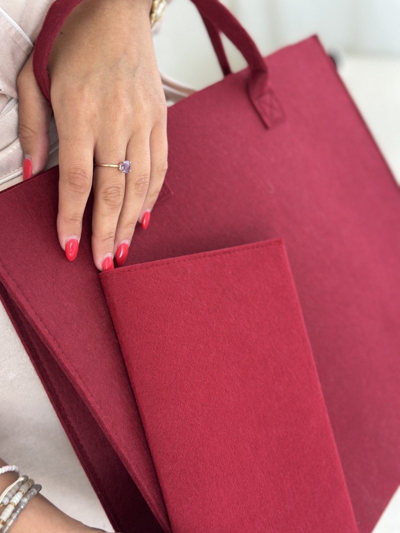 GRENOBLE TASCHEN - BORDEAUX - L (42x12x35cm)