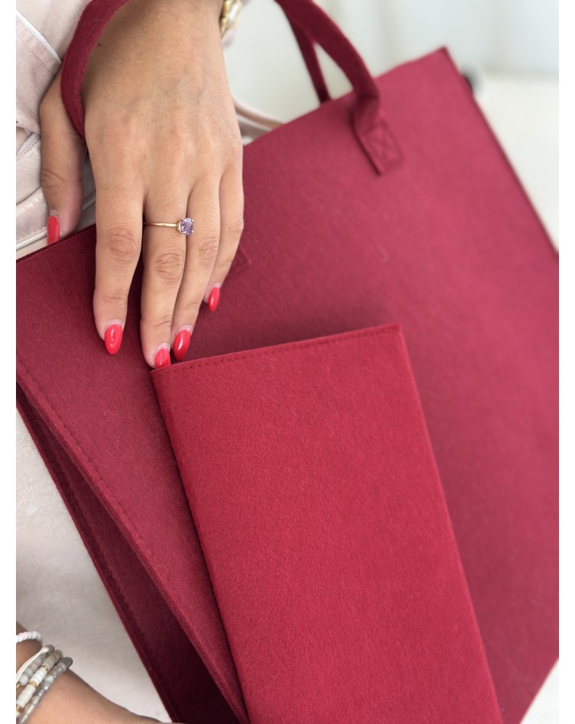 GRENOBLE TASCHEN - BORDEAUX - L (42x12x35cm)
