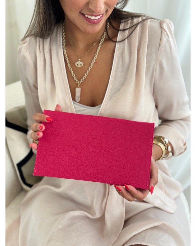 GRENOBLE POUCH - FUCHSIA (25 x 15 cm)