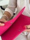 VILTEN ENVELOP "GRENOBLE" - FUCHSIA (25 x 15 cm)
