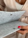ESTUCHE GRENOBLE - GRIS CLARO (25 x 15 cm)