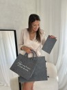 Pochette Feutrine Gris Foncé – Personnalisable avec votre logo