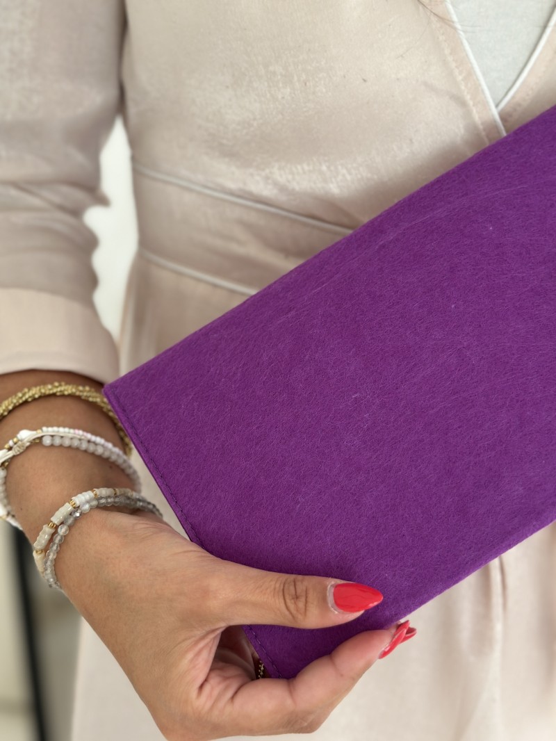 GRENOBLE POUCH - MAUVE (25 x 15 cm)