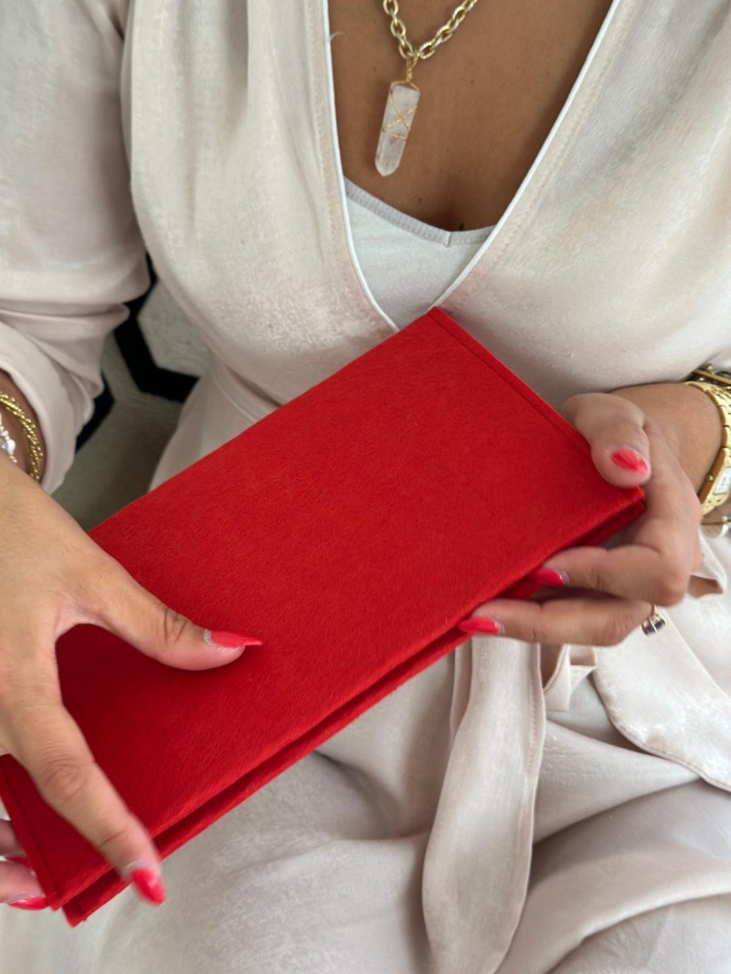 GRENOBLE POUCH - RED (25 x 15 cm)