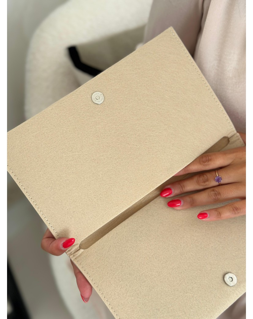 GRENOBLE POUCH - BEIGE (25 x 15 cm)