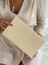 Pochette Feutrine Beige – Personnalisable avec votre logo