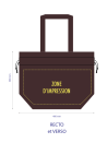 Bolso reutilizable Nice Marrón - M (40x14x30cm)