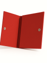 VILTEN ENVELOP "GRENOBLE" - ROOD (25 x 15 cm)