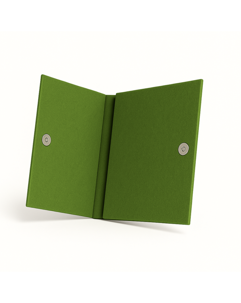 Pochette Feutrine Vert – Personnalisable avec votre logo