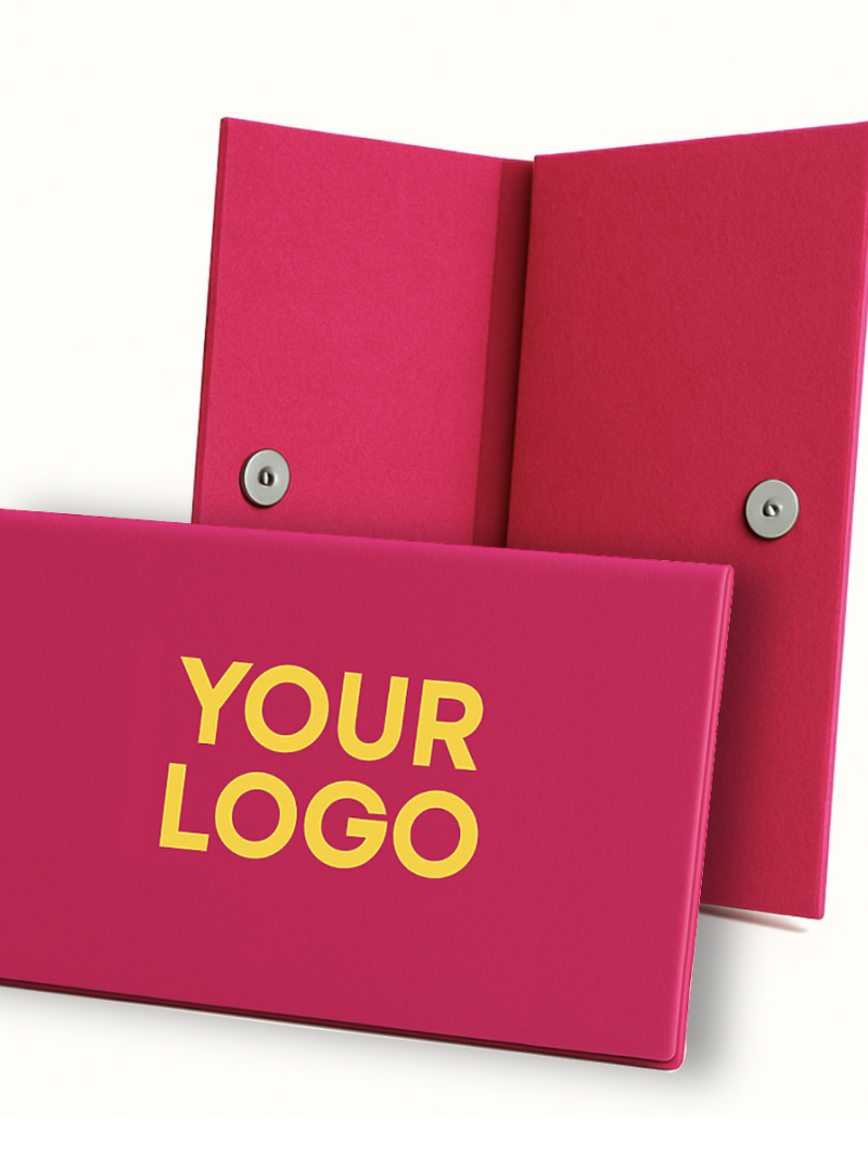 Pochette Feutrine Fuchsia – Personnalisable avec votre logo