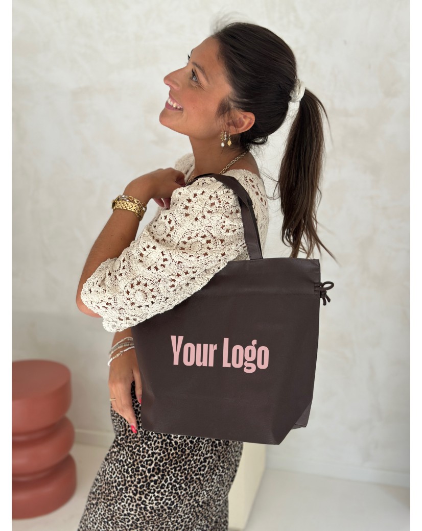 Nice Reusable Bag Brown - M (40x14x30cm)