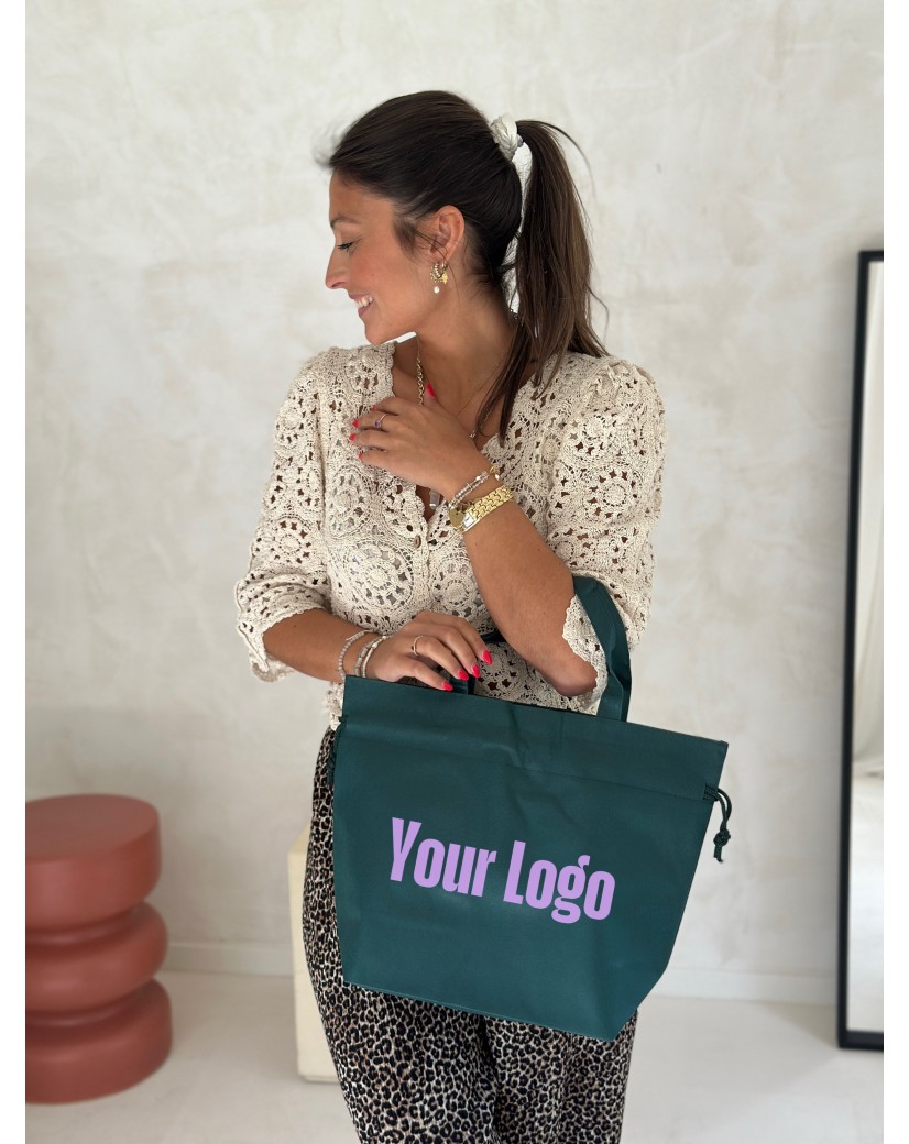 Bolso reutilizable Nice Verde Abeto - M (40x14x30cm)