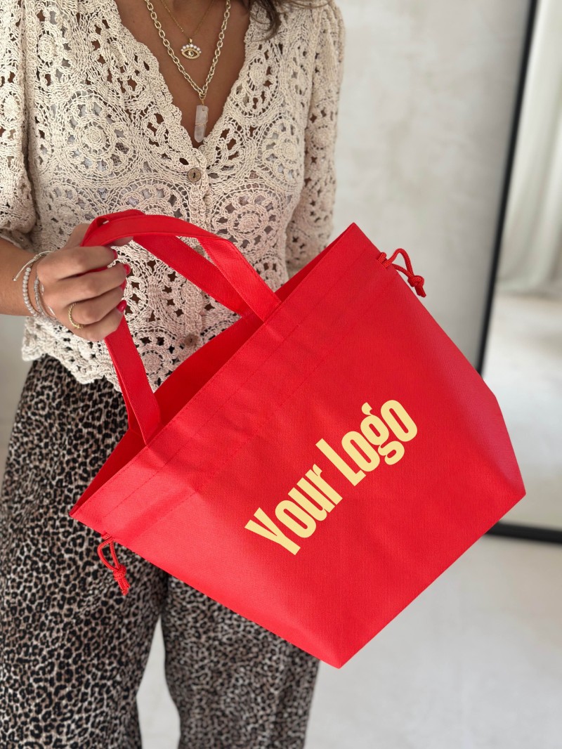Nice Reusable Bag Red - M (40x14x30cm)