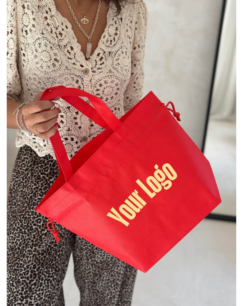 Nice Reusable Bag Red - M (40x14x30cm)