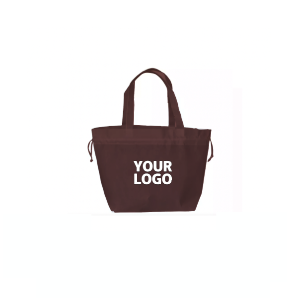Sac Non Tissé Personnalisé Brun – Cabas Publicitaire modèle Nice M | Moonpack
