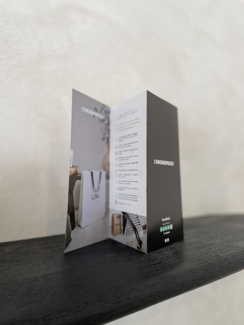 Personalisierter Falzflyer - 9,9cmx21cm