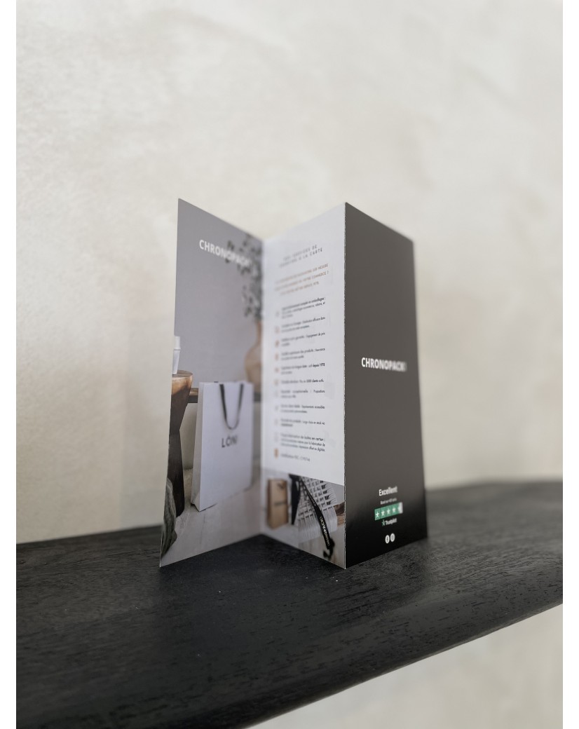 Personalisierter Falzflyer - 9,9cmx21cm