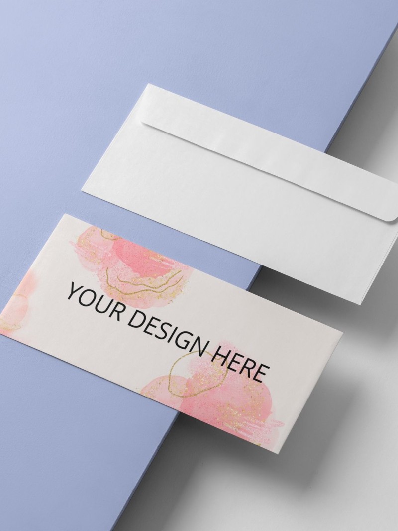 Sobre blanco personalizado - 22x11cm