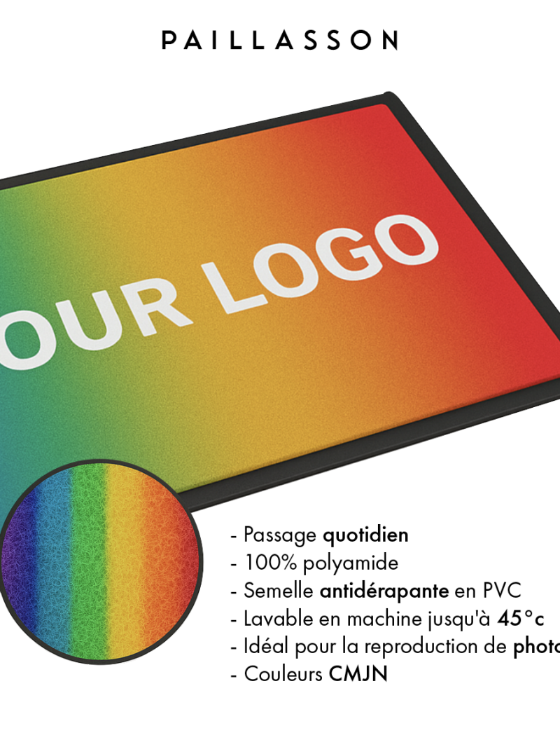 Personalisierte Fußmatte - L (80x120cm)