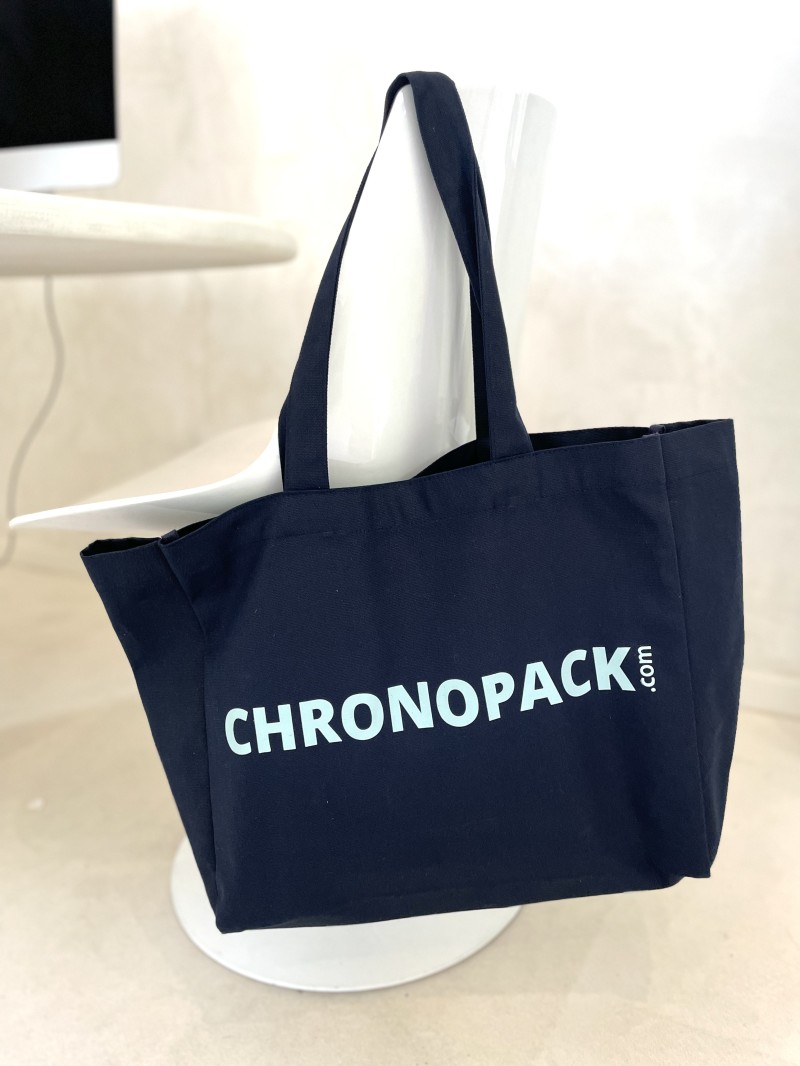 DRAAGTAS "NANCY" - NAVY (43x15x36CM)