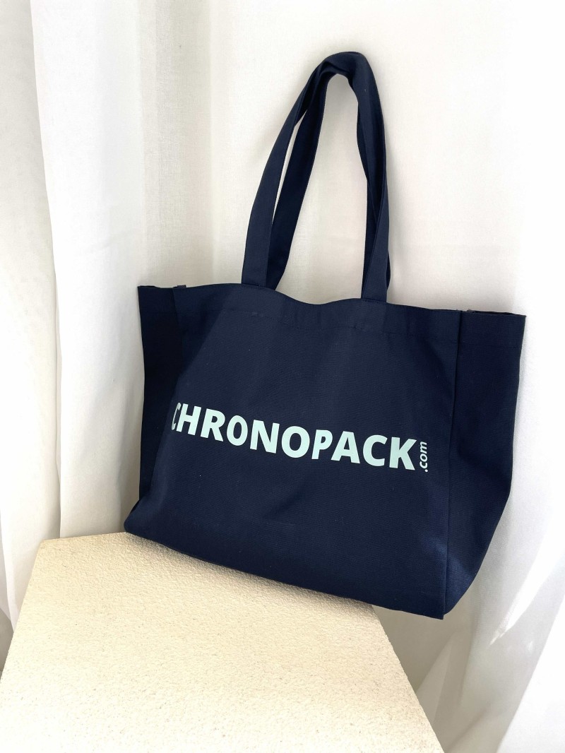 DRAAGTAS "NANCY" - NAVY (43x15x36CM)