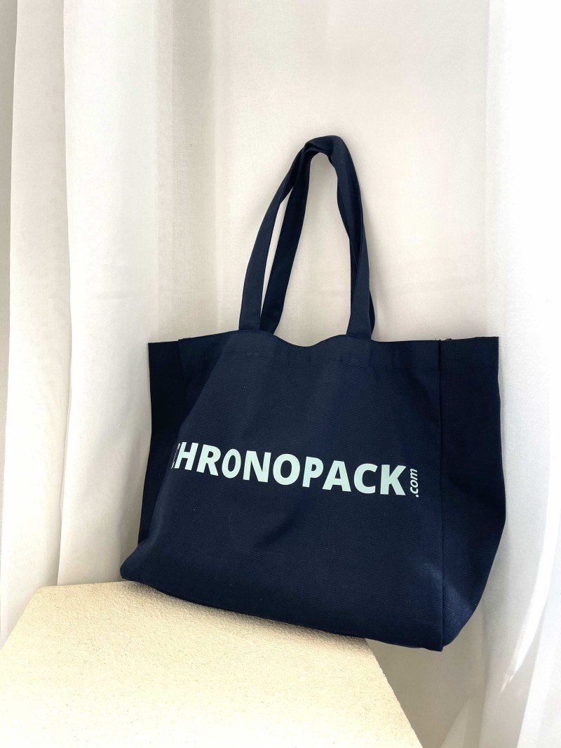 DRAAGTAS "NANCY" - NAVY (43x15x36CM)