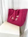 Sac cabas réutilisable – Nancy Fuschia (43×15×36 cm)