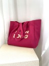 Sac cabas réutilisable – Nancy Fuschia (43×15×36 cm)