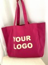 Sac cabas réutilisable – Nancy Fuschia (43×15×36 cm)