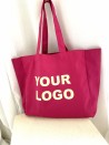 Sac cabas réutilisable – Nancy Fuschia (43×15×36 cm)