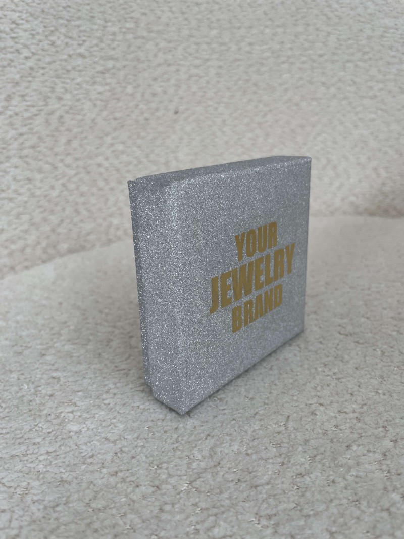 Juwelendoosje - Zilver glitter