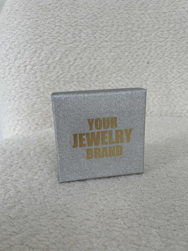 Juwelendoosje - Zilver glitter
