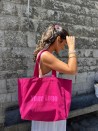 BAUMWOLLTASCHE NANCY – FUCHSIA (43x15x36cm)