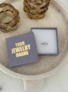 Ecrin à bijoux noir personnalisé, vendez vos bijoux en style!