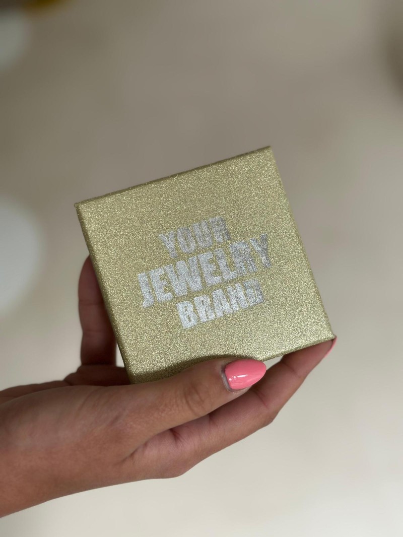 Juwelendoosje - Goud glitter