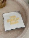 Ecrin à bijoux noir personnalisé, vendez vos bijoux en style!
