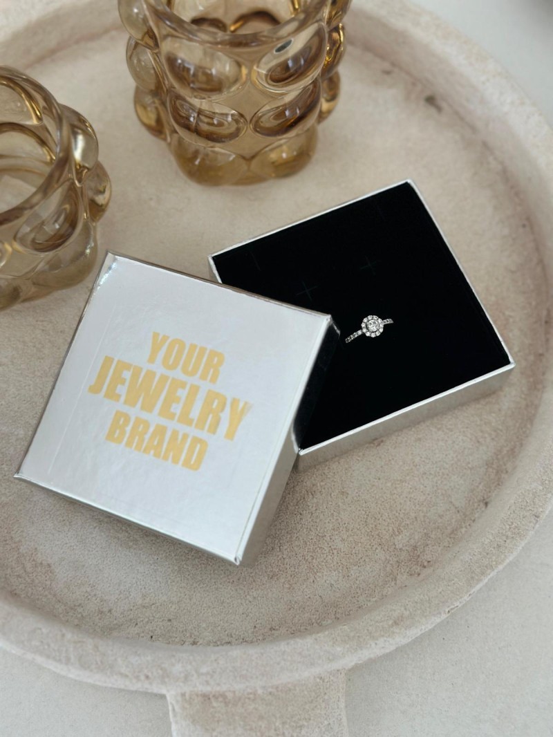 Juwelendoosje - Zilver spiegel