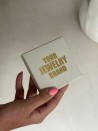 Ecrin à bijoux noir personnalisé, vendez vos bijoux en style!