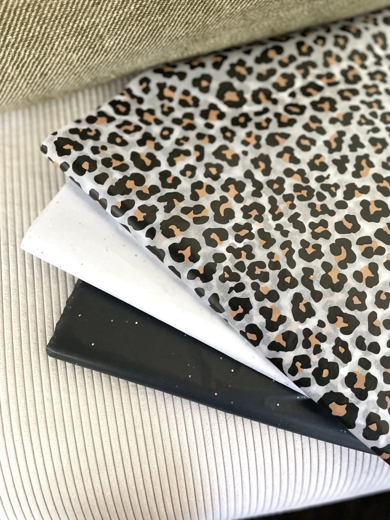 Papier de soie - Blanc Pailleté l Meilleur qualité & prix du marché