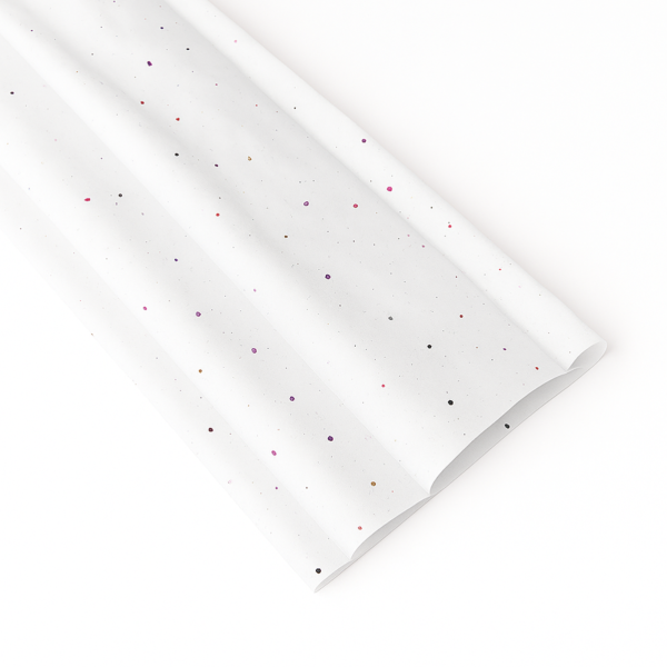 Papier de soie - Blanc Pailleté l Meilleur qualité & prix du marché
