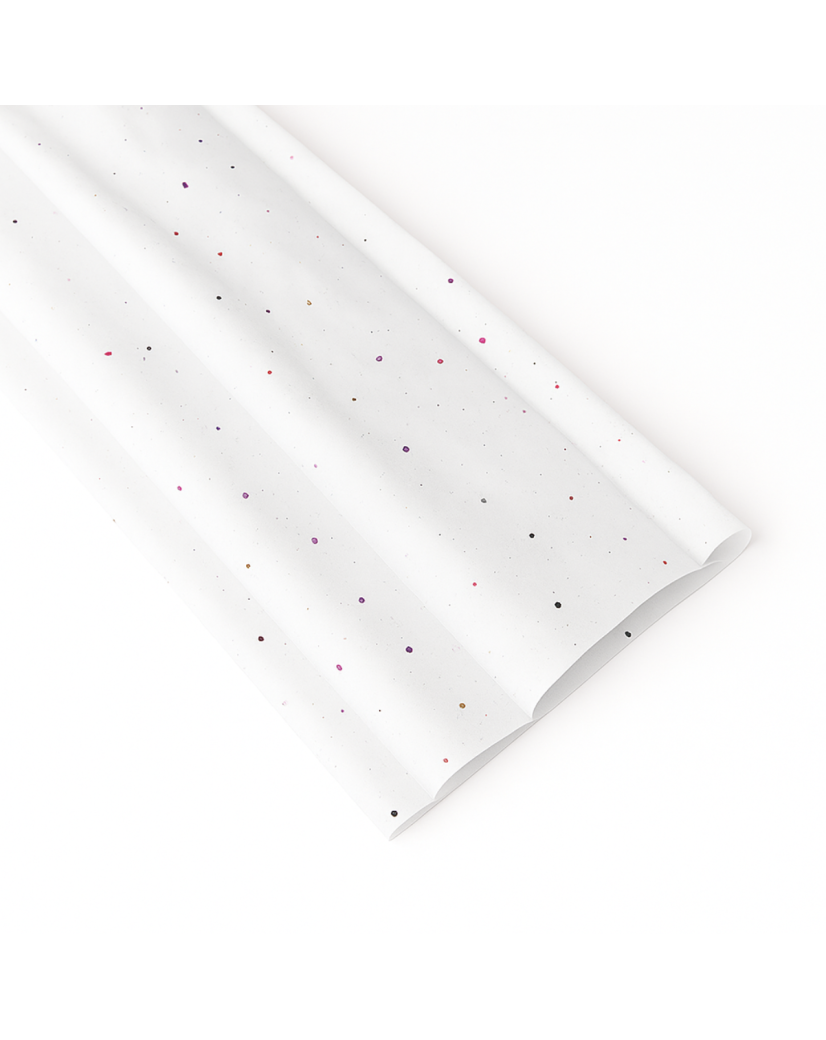 Papier de soie - Blanc Pailleté l Meilleur qualité & prix du marché