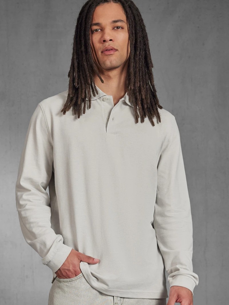 Langarm-Poloshirt Oliver
