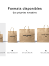 Sac poignées torsadées - Kraft brun