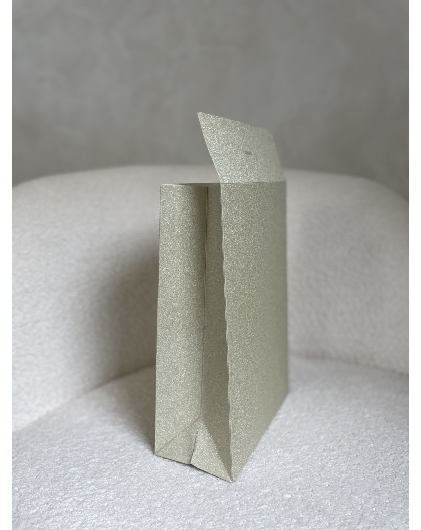 PRESTIGE-ZAK – Glitter Goud M (20x10x30cm)